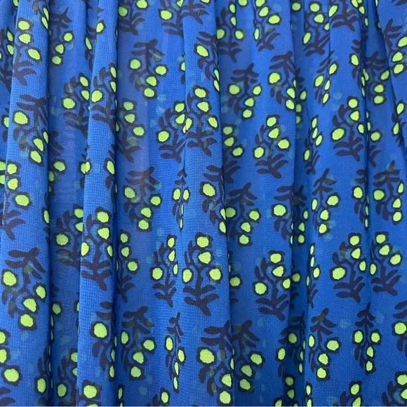 Tory Burch Blue Off The Shoulder Casual Blouse - Picture 5 of 7